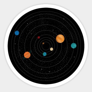 Our Solar System  | Science & Geometry Sticker